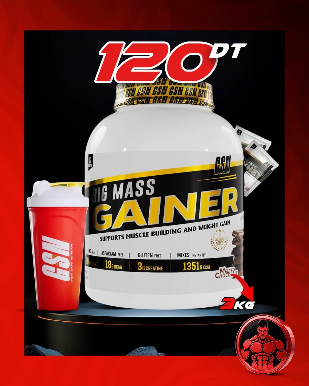 PACK BIG MASS 3KG