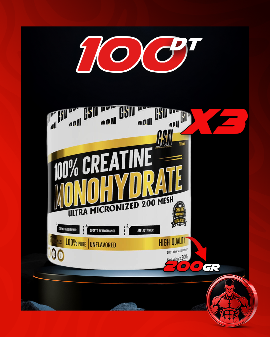 GSN CREATINE 600GR
